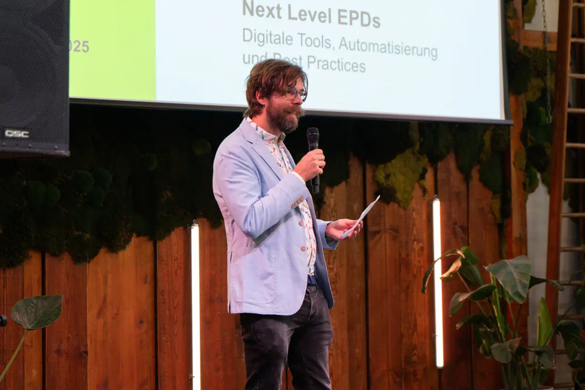 Vortrag zu Next Level EPDs beim IBU Fachforum 2025